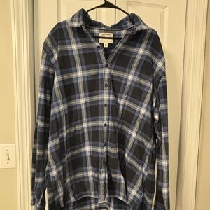 Goodfellow & Co Men's Blue Plaid Shirt